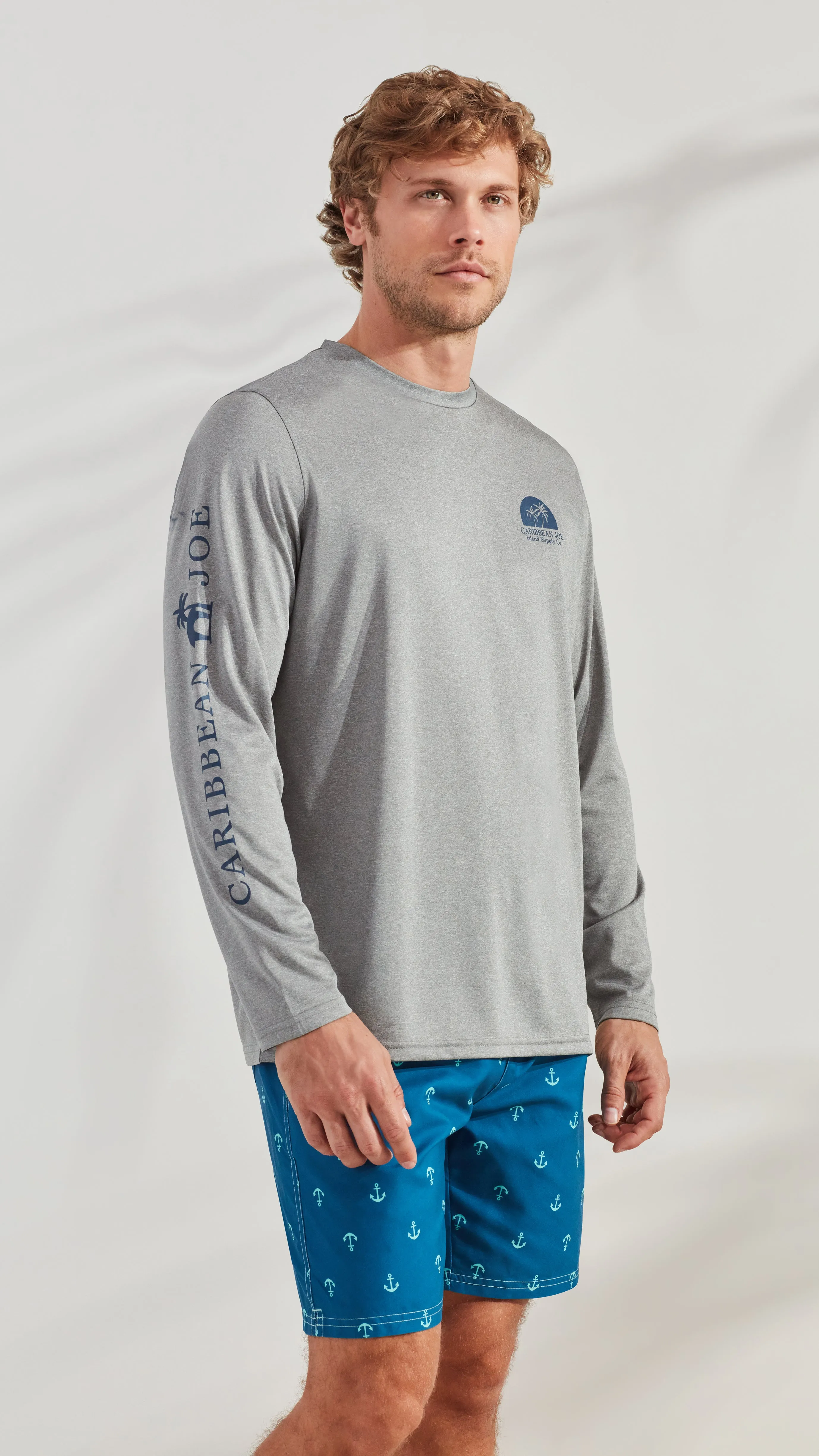 Island Sunset Long Sleeve Sun Protection Shirt sold by Caribbean Joe product image thumbnail 5