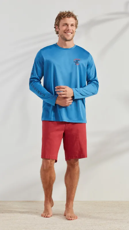 Toucan Graphic Long Sleeve Sun Protection Shirt sold by Caribbean Joe