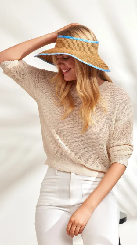 Wide Brim Sun Visor sold by Caribbean Joe