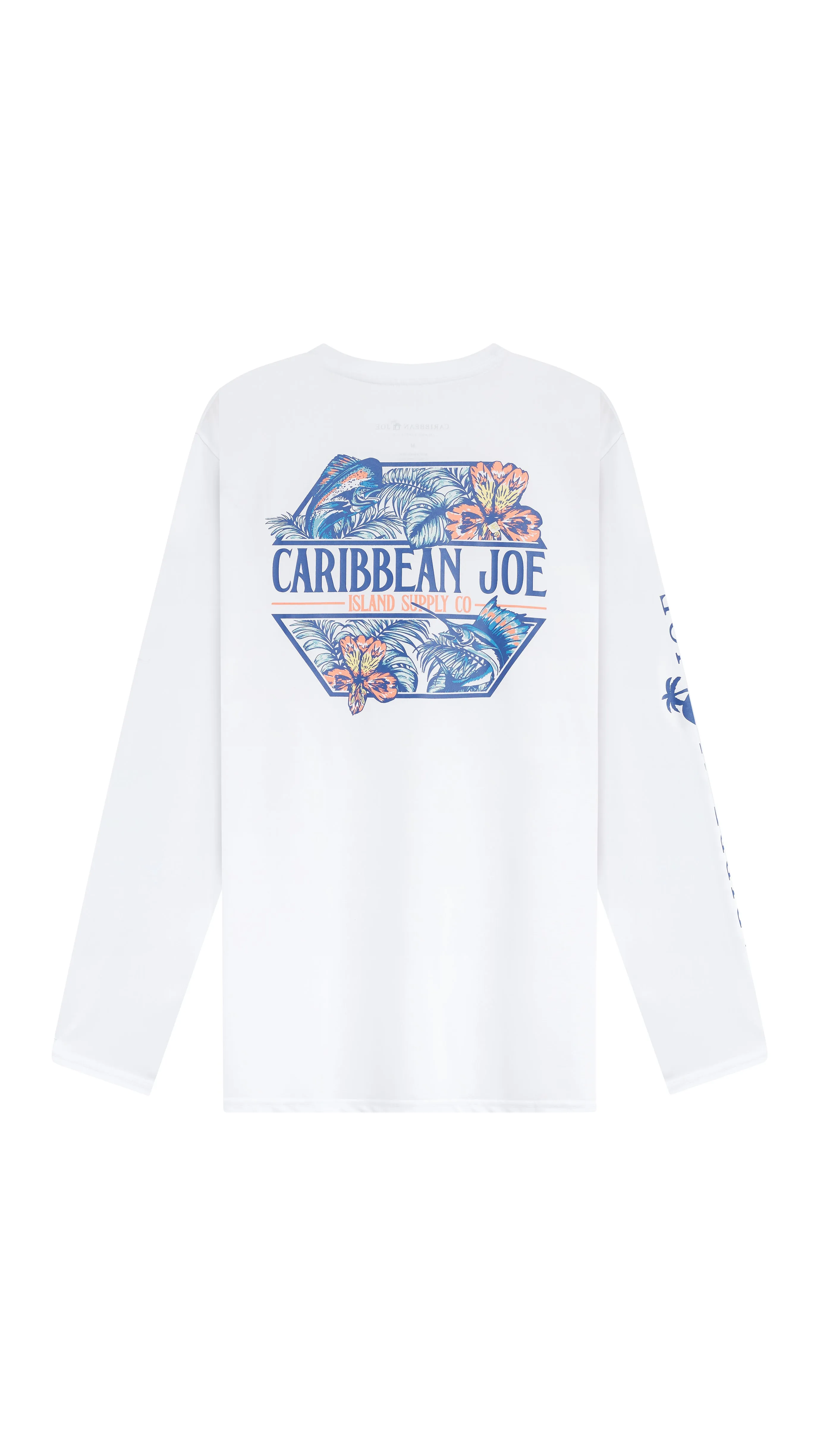 Flower Logo Long Sleeve Sun Protection Shirt sold by Caribbean Joe product image thumbnail 2