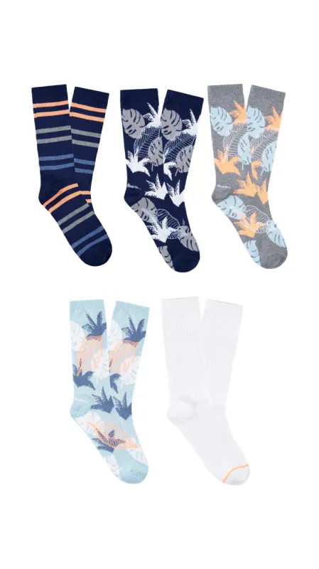 Island Life 5-Pack Dress Socks sold by Caribbean Joe