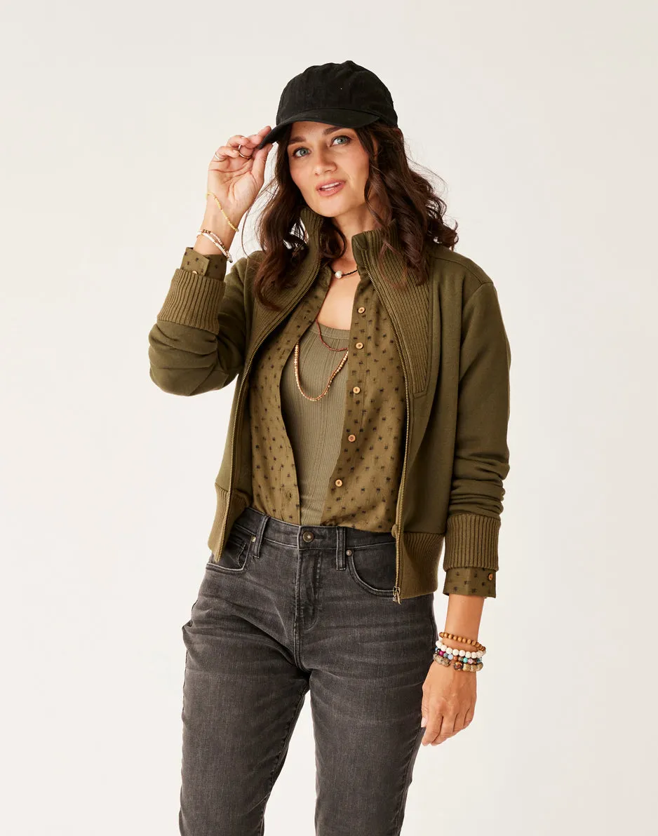 Briar Fleece Jacket: Fir sold by Carve Designs product image thumbnail 2