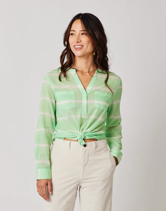 Dylan Gauze Shirt: Frost Tie Dye - FINAL SALE sold by Carve Designs