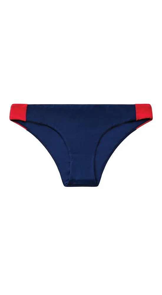 Sanitas Colorblock Bottom: Navy/Hot Red - FINAL SALE sold by Carve Designs product image thumbnail 3