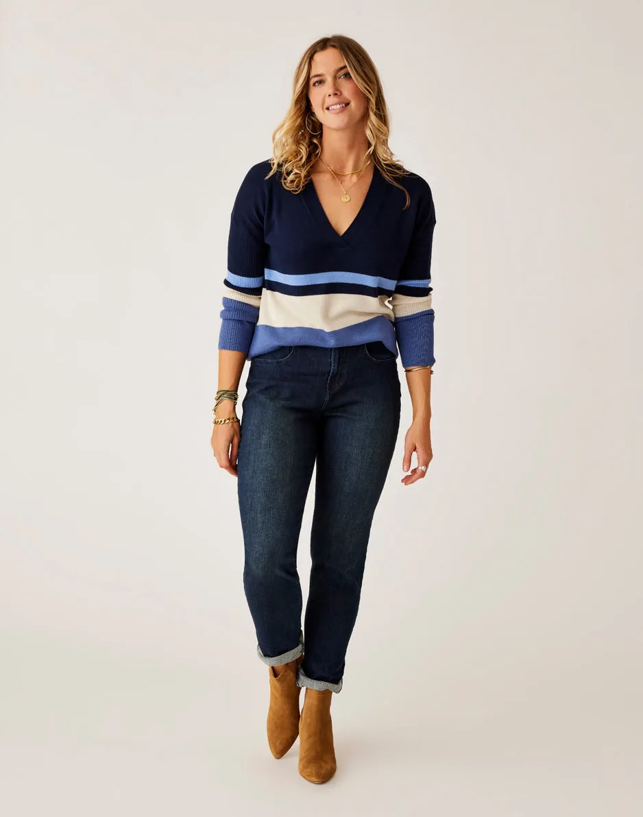 Carson Hi Rise Jean: Dark Rinse sold by Carve Designs