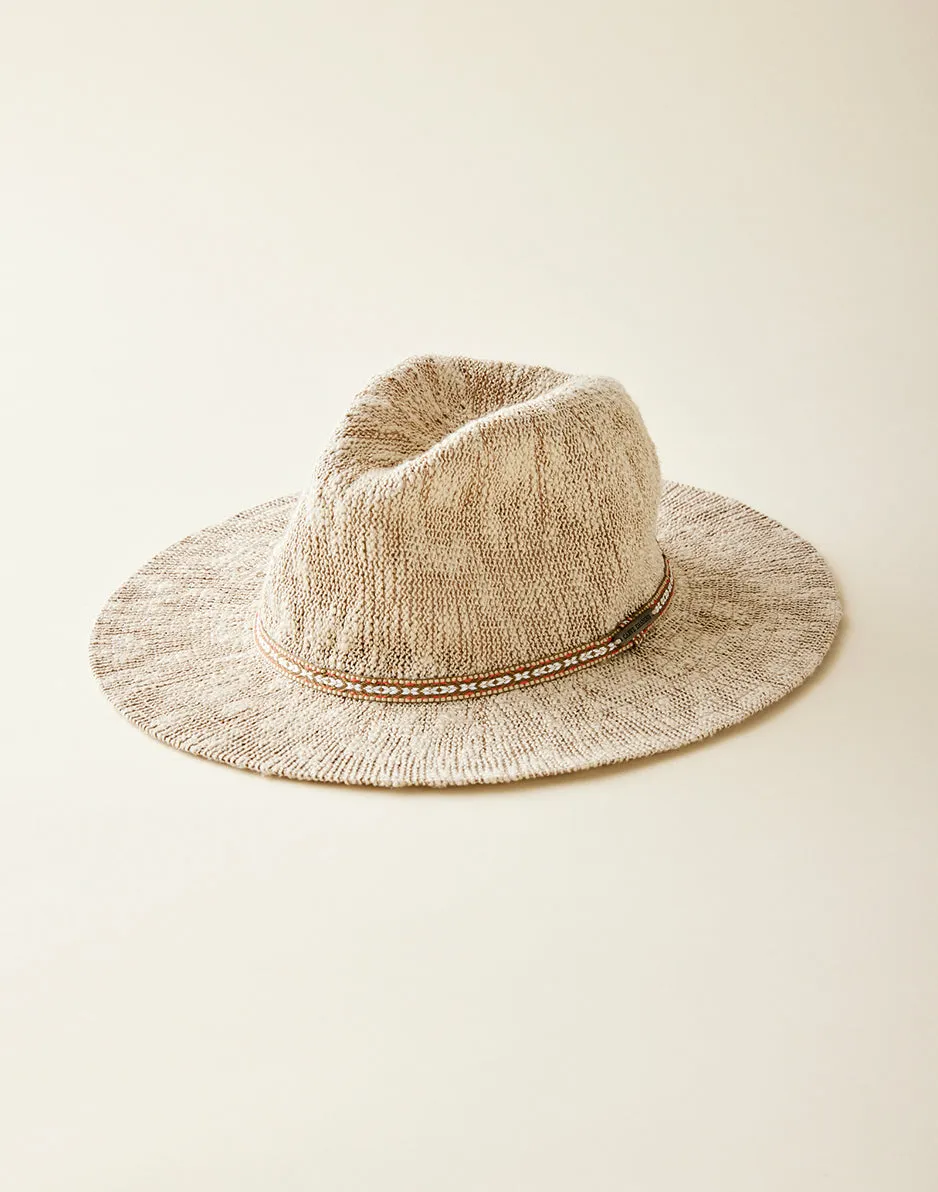 Capistrano Crushable Hat: Natural sold by Carve Designs