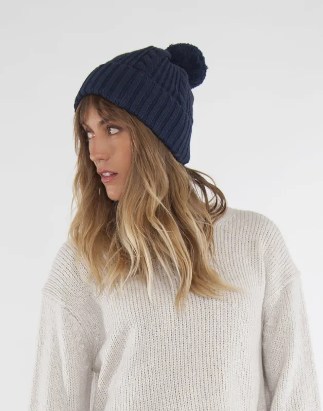 Whitmore Beanie : Navy - FINAL SALE sold by Carve Designs