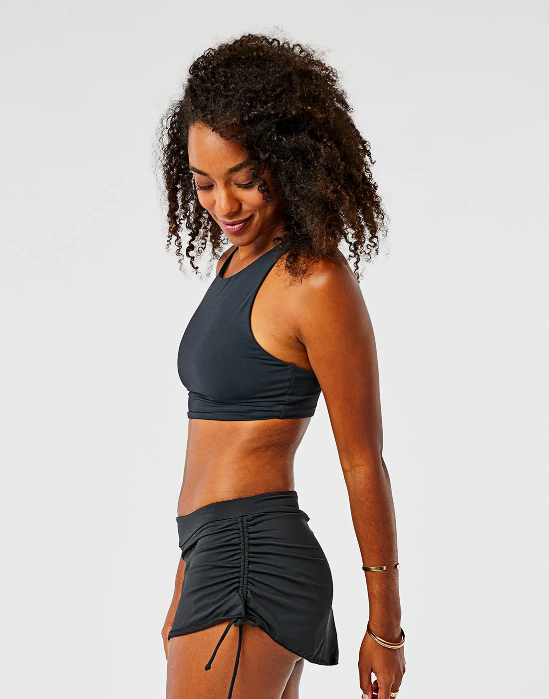 Hoku Swim Skirt: Black sold by Carve Designs