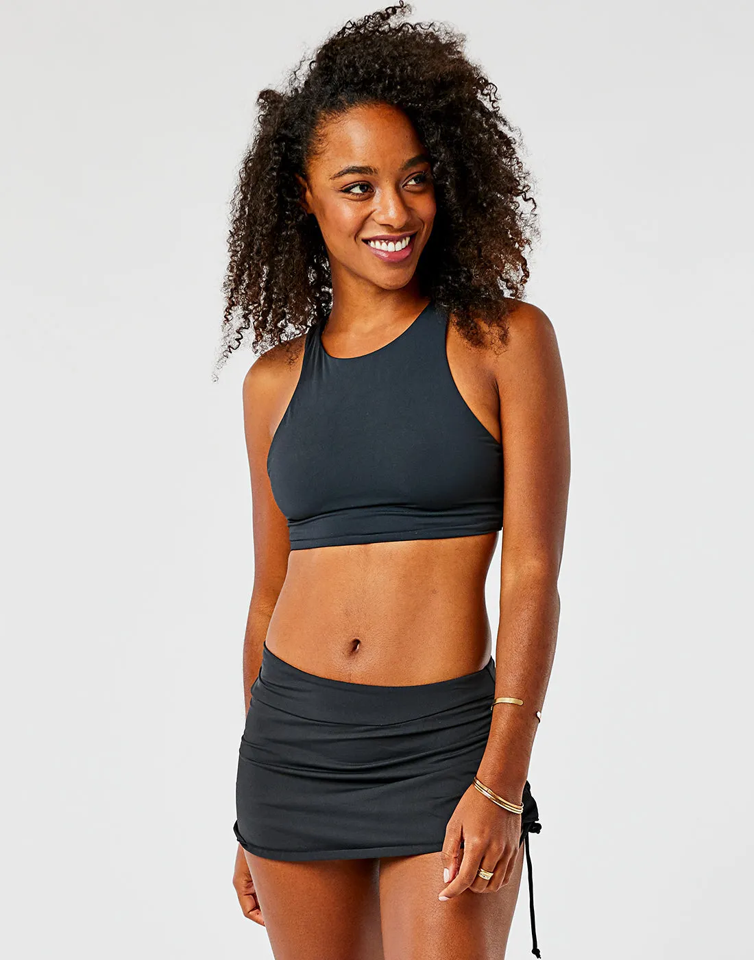 Hoku Swim Skirt: Black sold by Carve Designs product image thumbnail 2