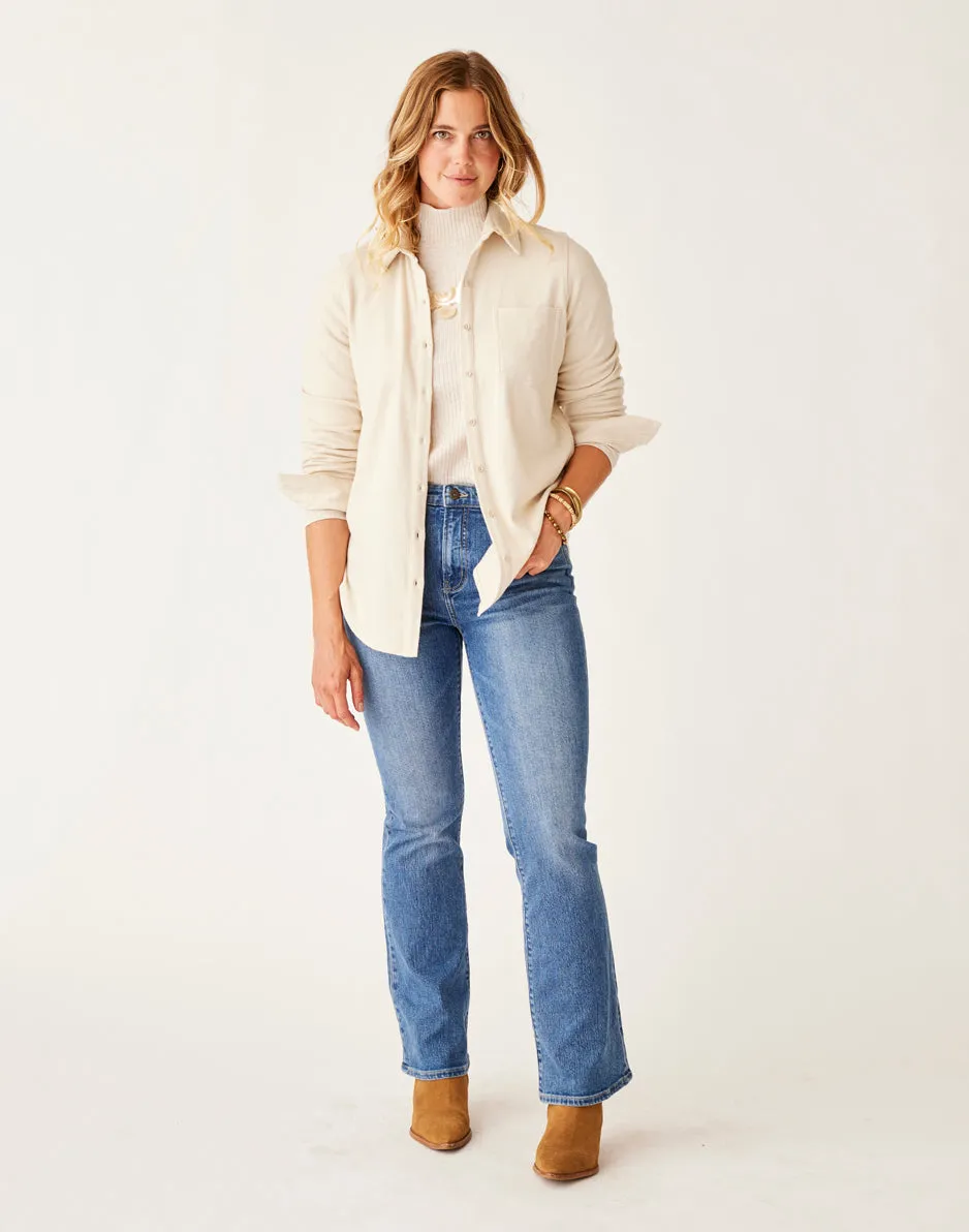 Fairbanks Supersoft Shirt: Cement Heather sold by Carve Designs product image thumbnail 4