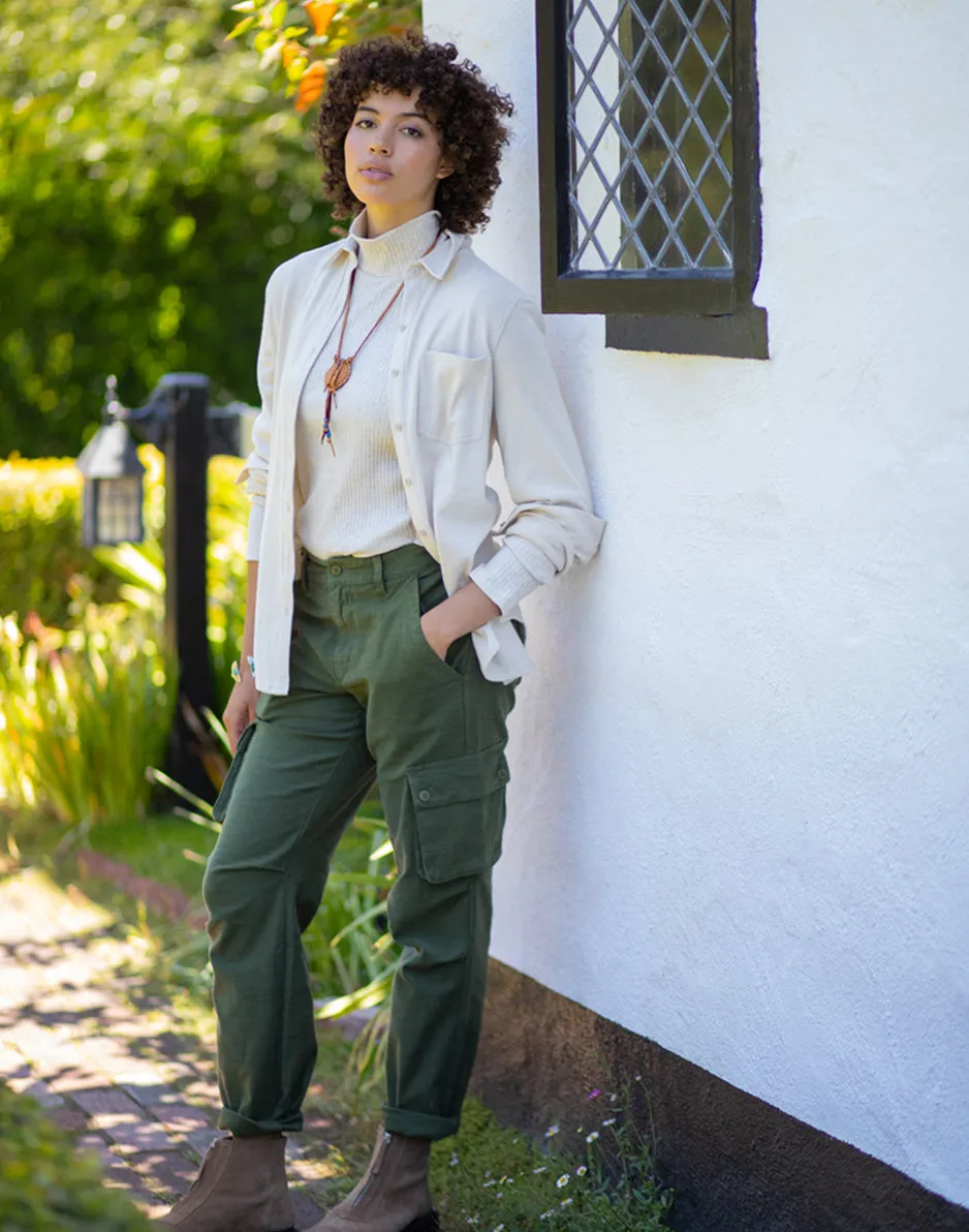 Fairbanks Supersoft Shirt: Cement Heather sold by Carve Designs