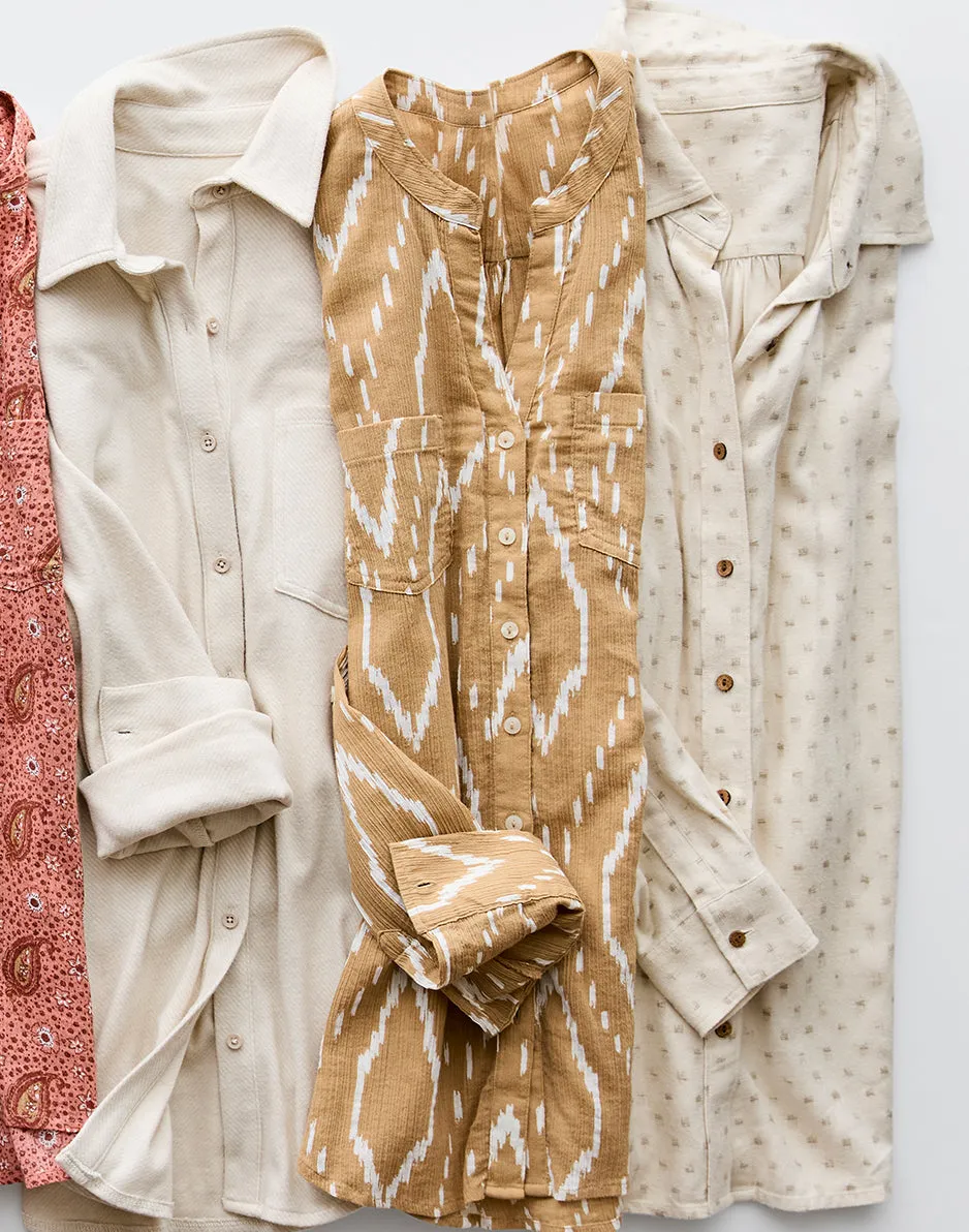 Fairbanks Supersoft Shirt: Cement Heather sold by Carve Designs product image thumbnail 5