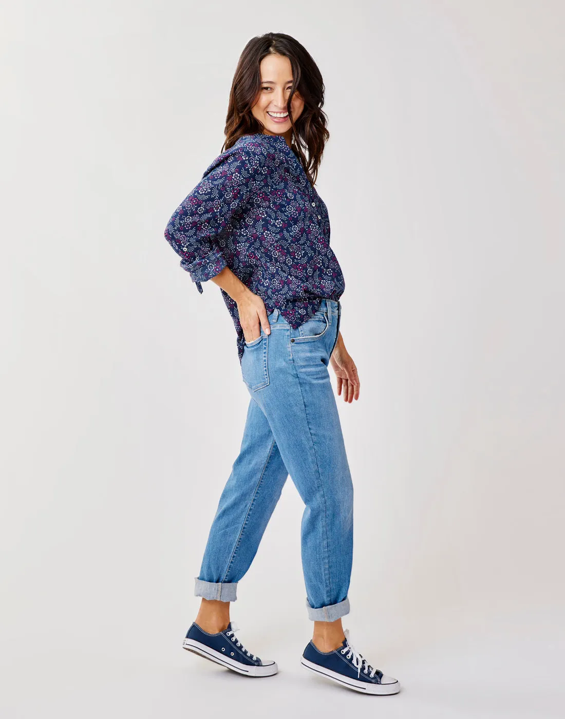 Carson Hi Rise Jean: Blue Tide sold by Carve Designs product image thumbnail 2