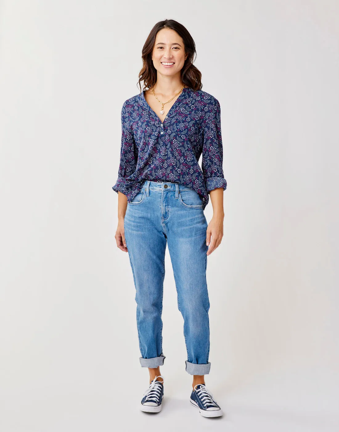 Carson Hi Rise Jean: Blue Tide sold by Carve Designs