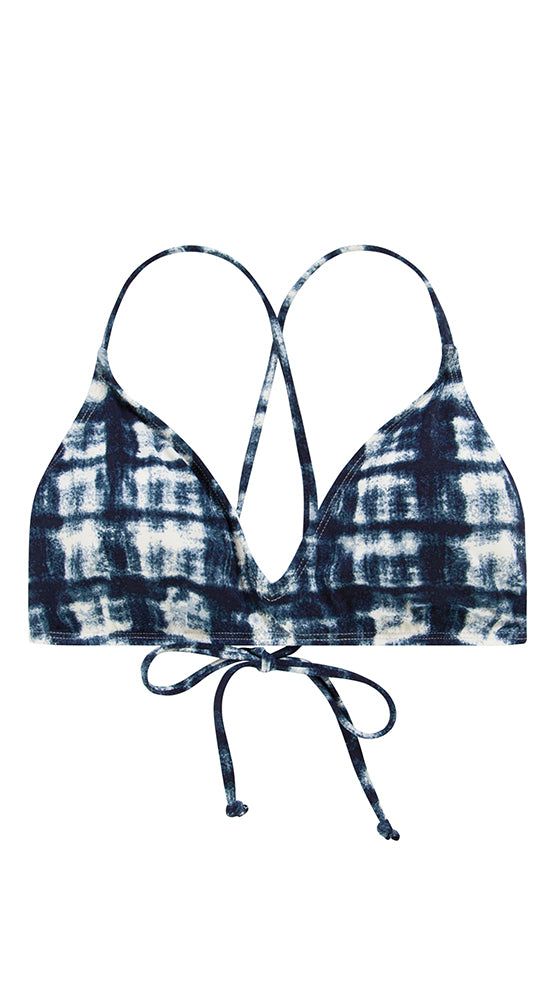 Tamarindo Top: Navy Tie Dye - FINAL SALE sold by Carve Designs product image thumbnail 4