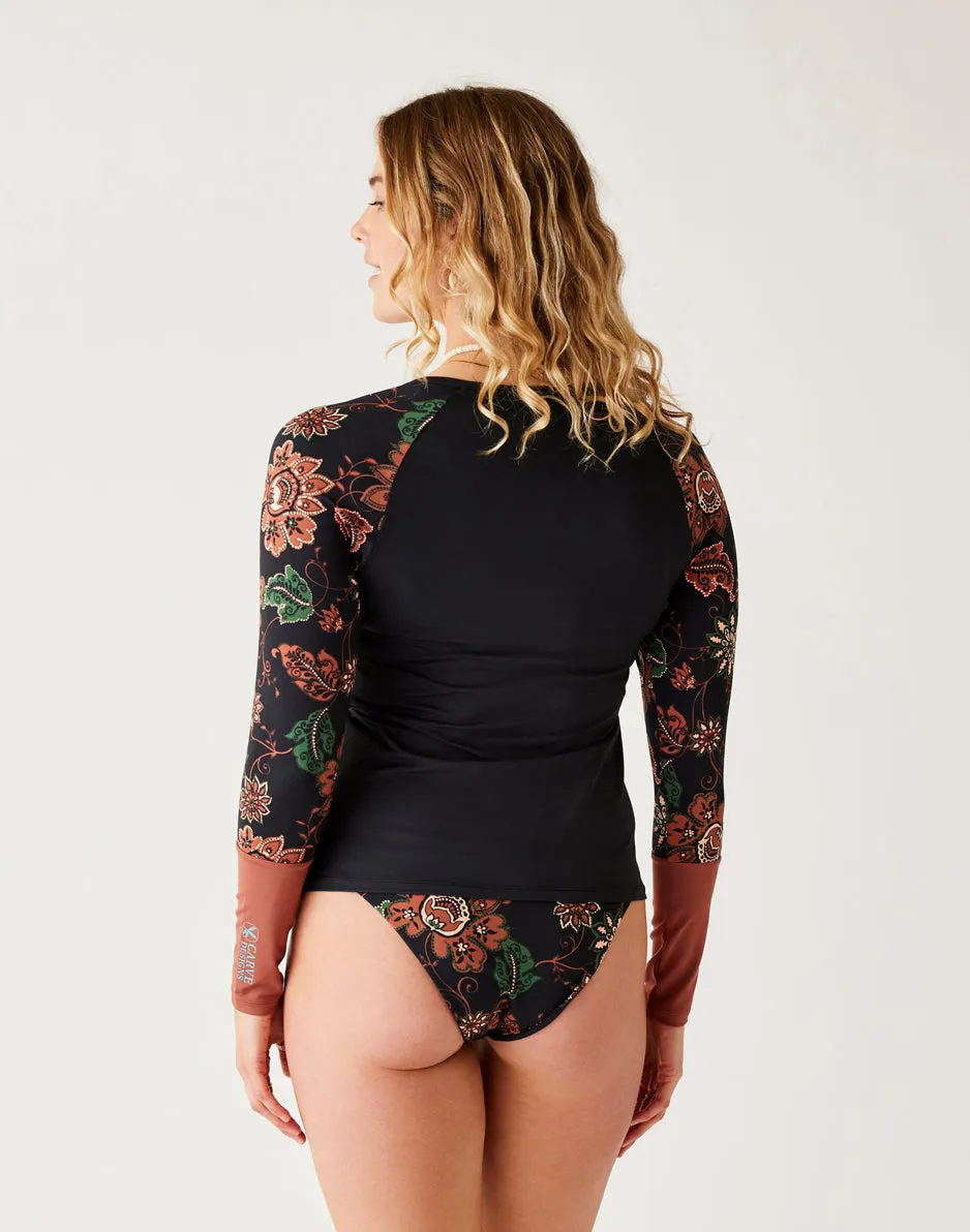 Kona Rashguard: Black w. Taj sold by Carve Designs product image thumbnail 3