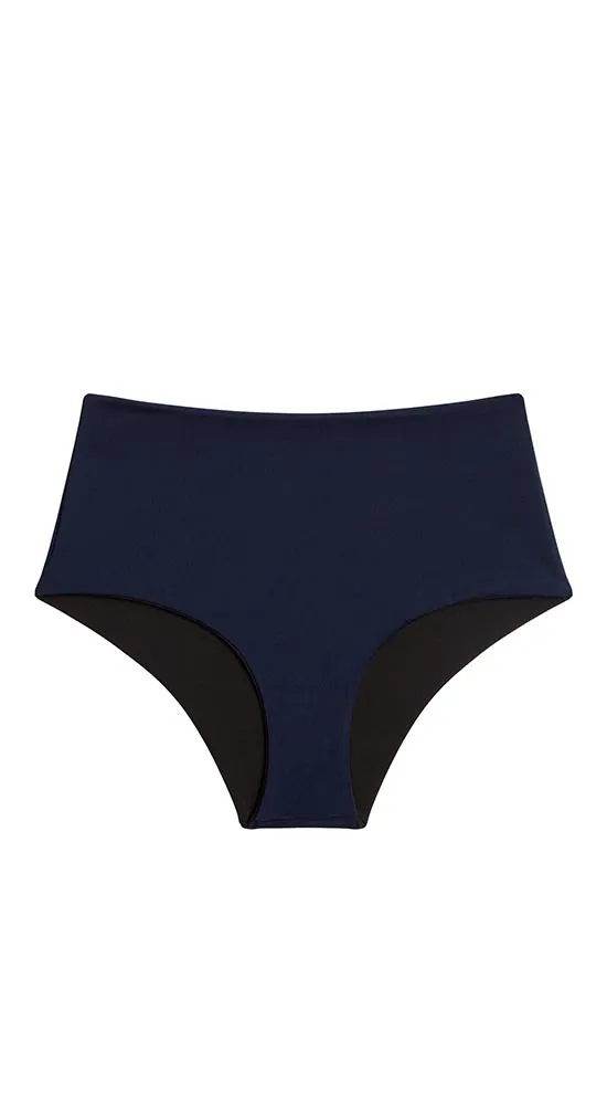 Erin Reversible Bottom: Black/Navy sold by Carve Designs product image thumbnail 5