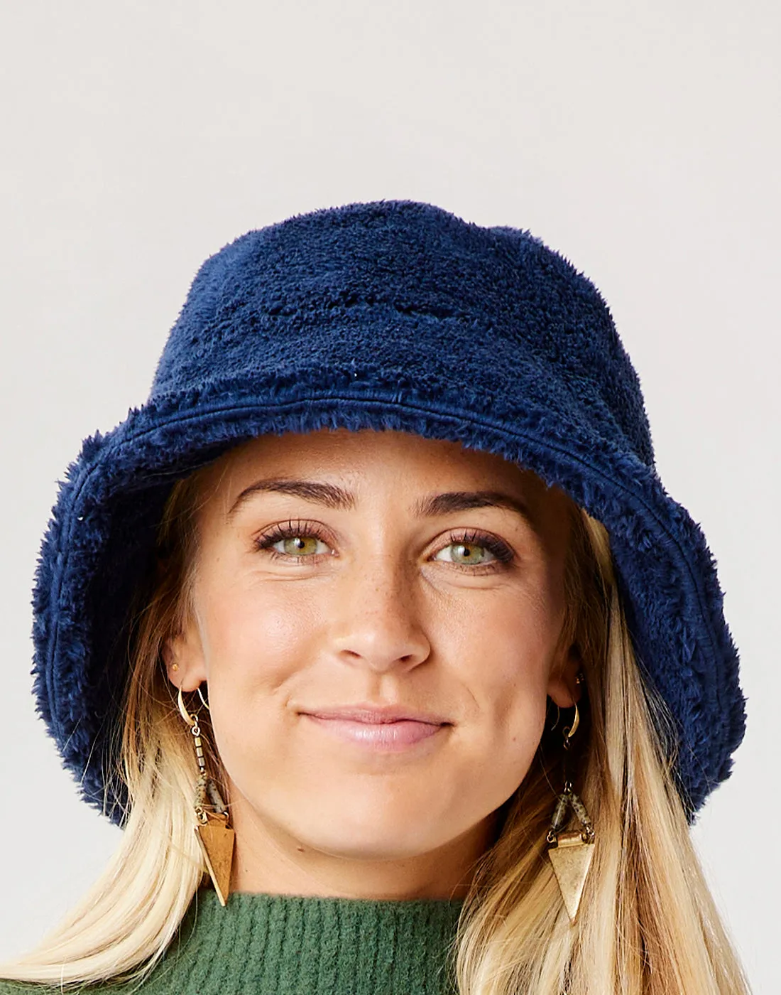 Sherpa Bucket Hat: Navy sold by Carve Designs