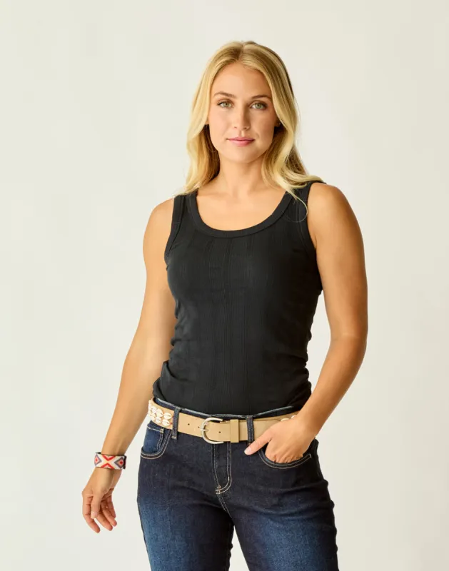 Ever Tank: Black Rib sold by Carve Designs