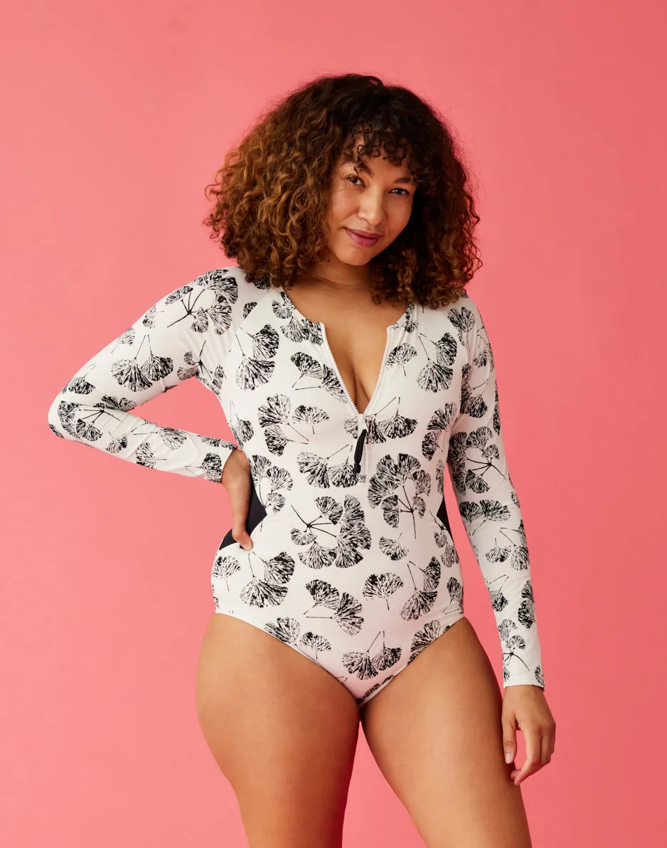 LS All Day Onesie: Cloud Ginkgo - FINAL SALE sold by Carve Designs product image thumbnail 3