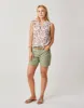 Oahu 6" Twill Short: Olive sold by Carve Designs