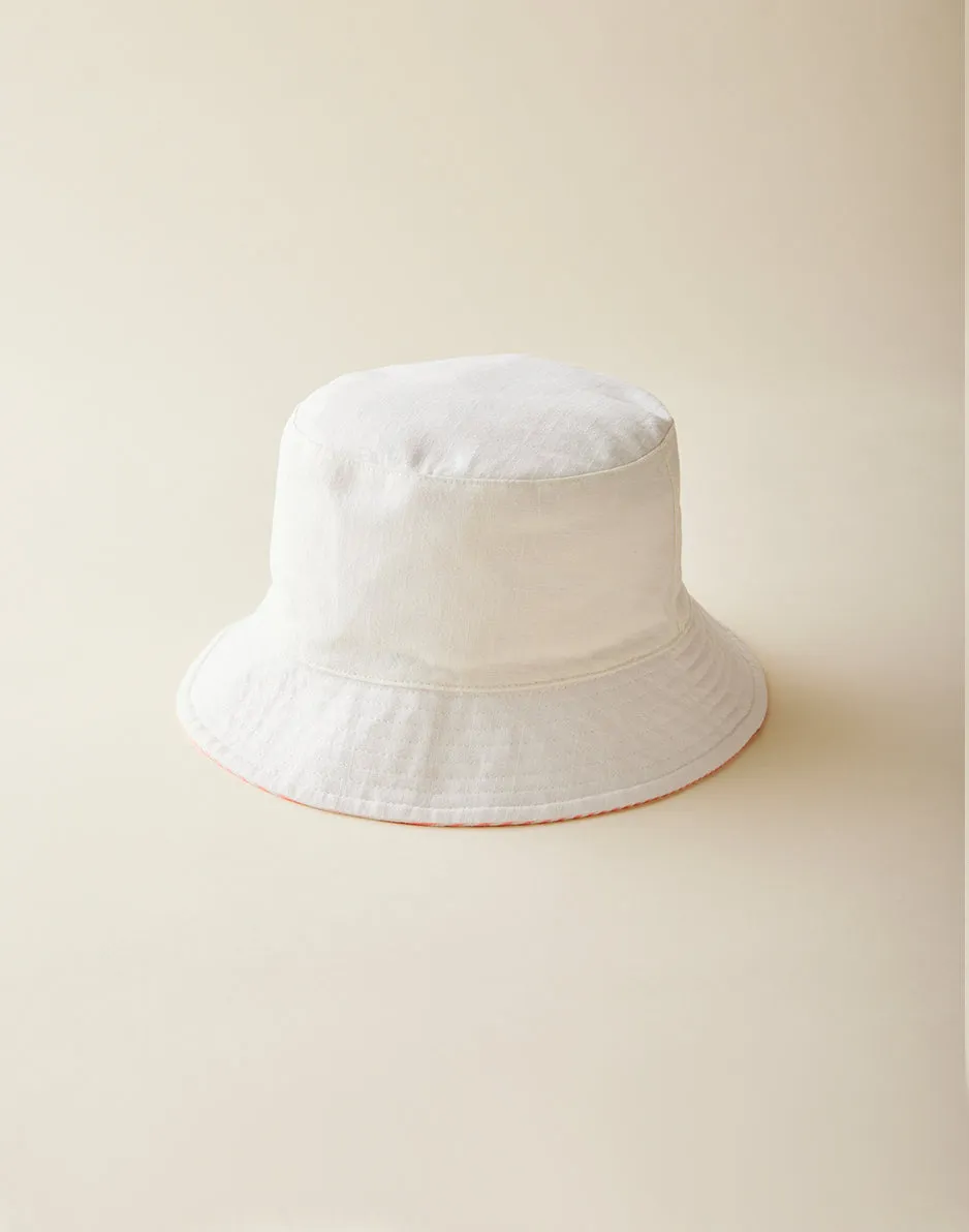 Reversible Bucket Hat: Cloud/Newport sold by Carve Designs product image thumbnail 2