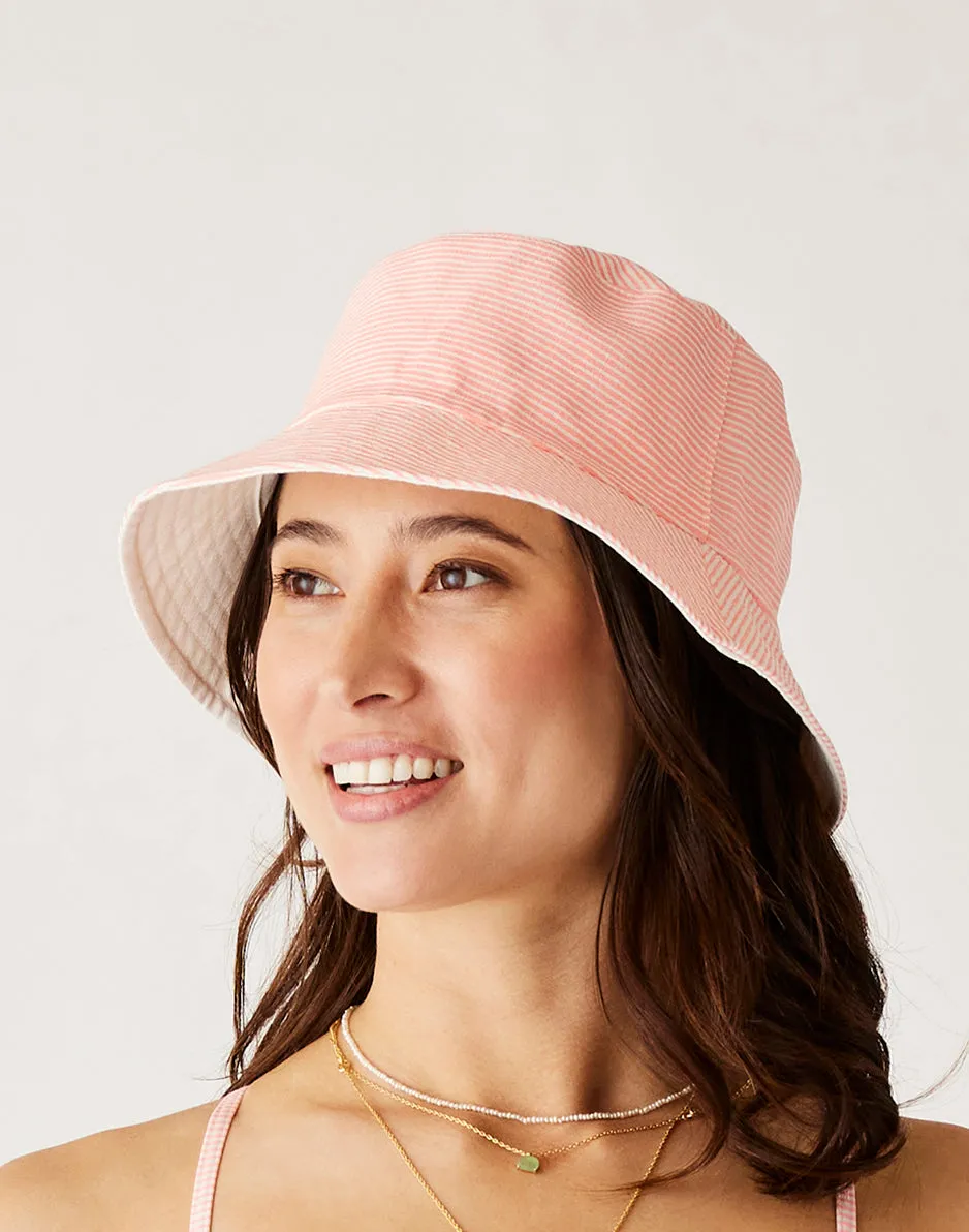 Reversible Bucket Hat: Cloud/Newport sold by Carve Designs product image thumbnail 3
