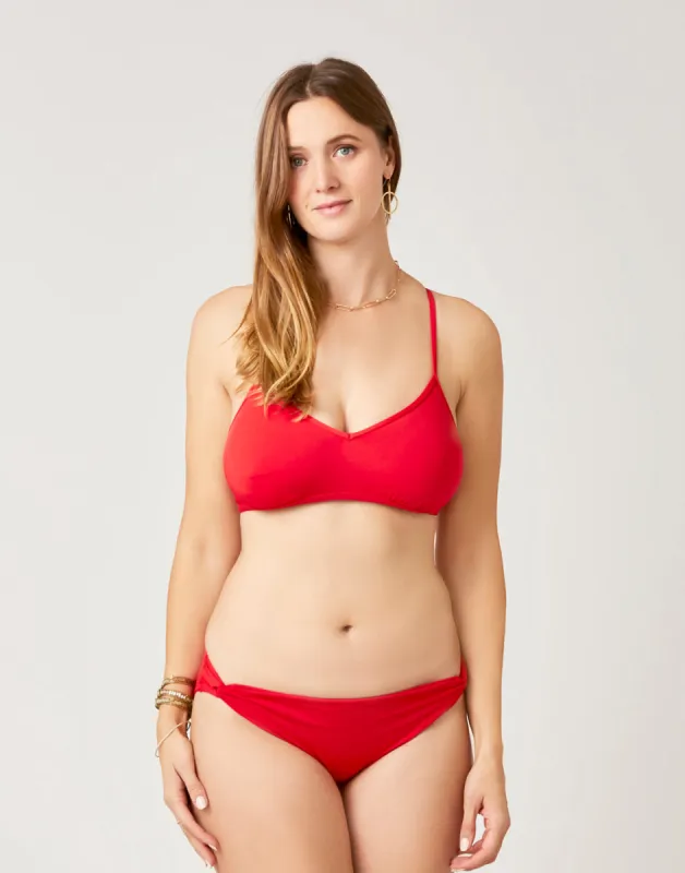 Laguna Bottom: Hot Red - FINAL SALE sold by Carve Designs