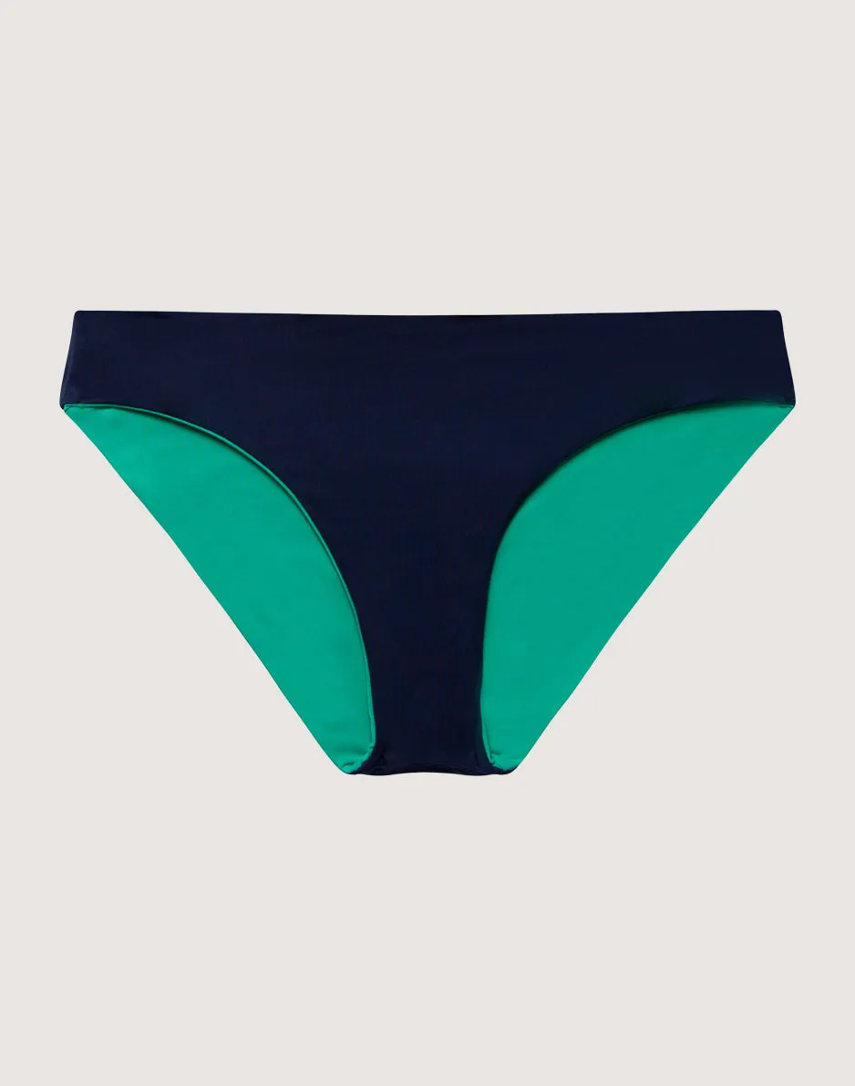 St. Barth Reversible Bottom: Navy/Fern sold by Carve Designs product image thumbnail 5