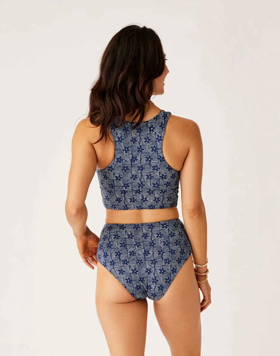 Erin Reversible Bottom: Daisy/Navy sold by Carve Designs product image thumbnail 5