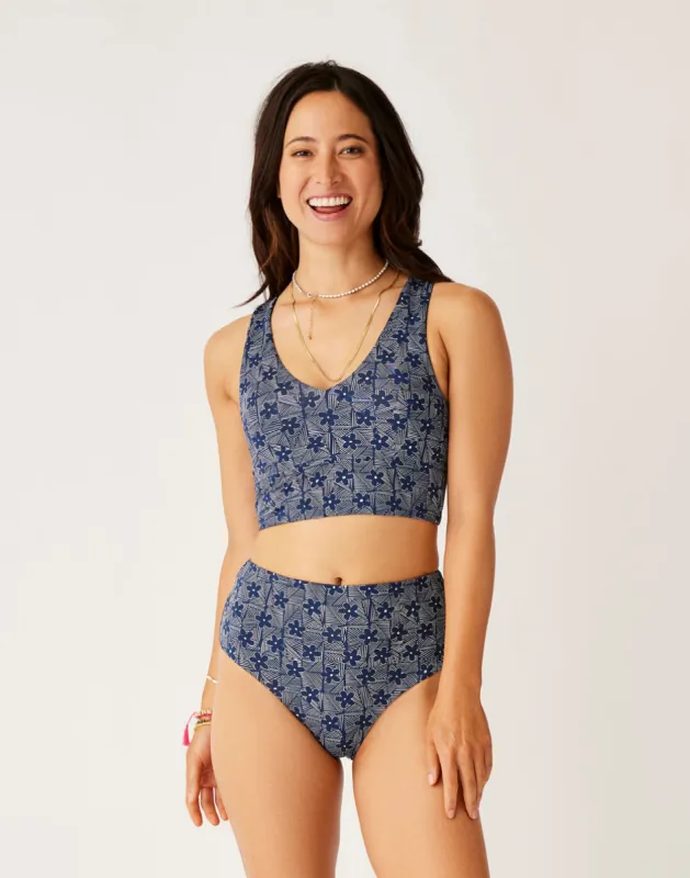 Erin Reversible Bottom: Daisy/Navy sold by Carve Designs