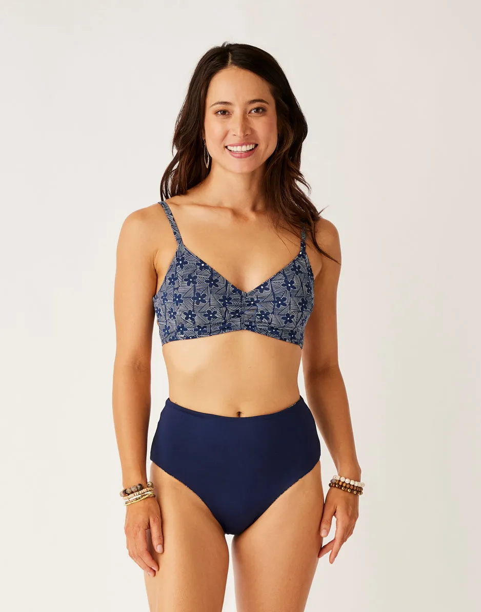 Erin Reversible Bottom: Daisy/Navy sold by Carve Designs product image thumbnail 4