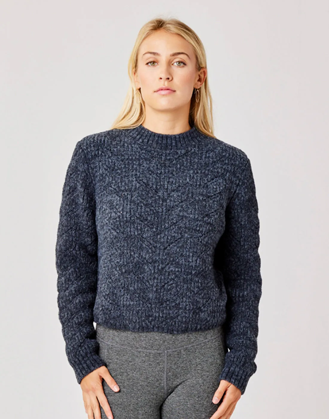 Monroe Sweater: Black Heather - FINAL SALE sold by Carve Designs product image thumbnail 2