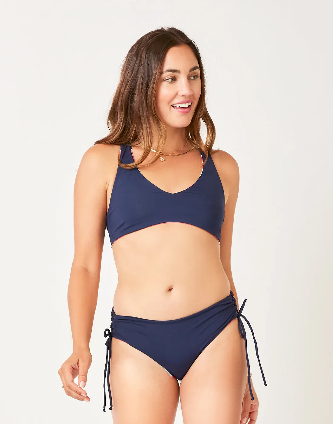 Mustique Reversible Bottom: Prism/Navy - FINAL SALE sold by Carve Designs