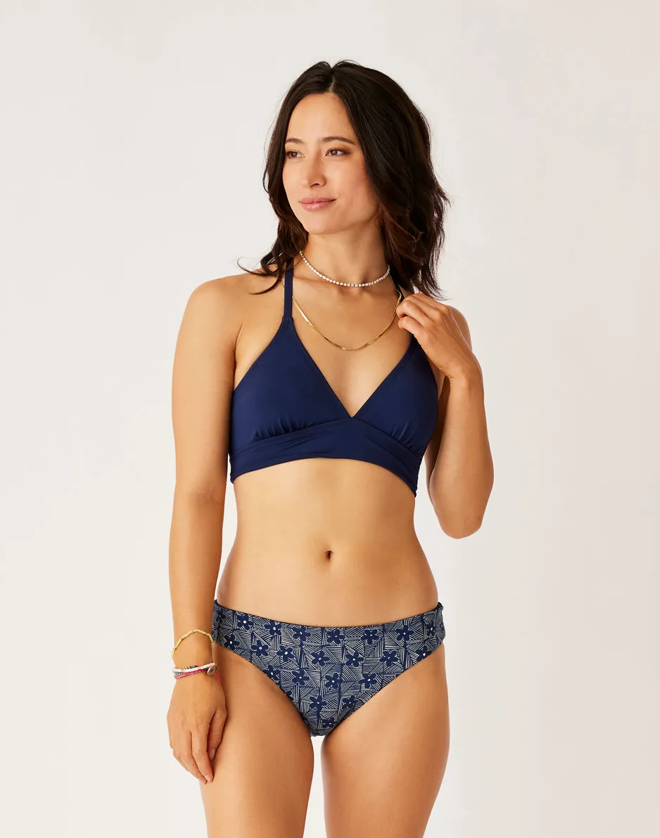St. Barth Reversible Bottom: Daisy/Navy sold by Carve Designs product image thumbnail 2