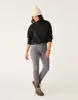 Lennox Fleece Top: Black sold by Carve Designs