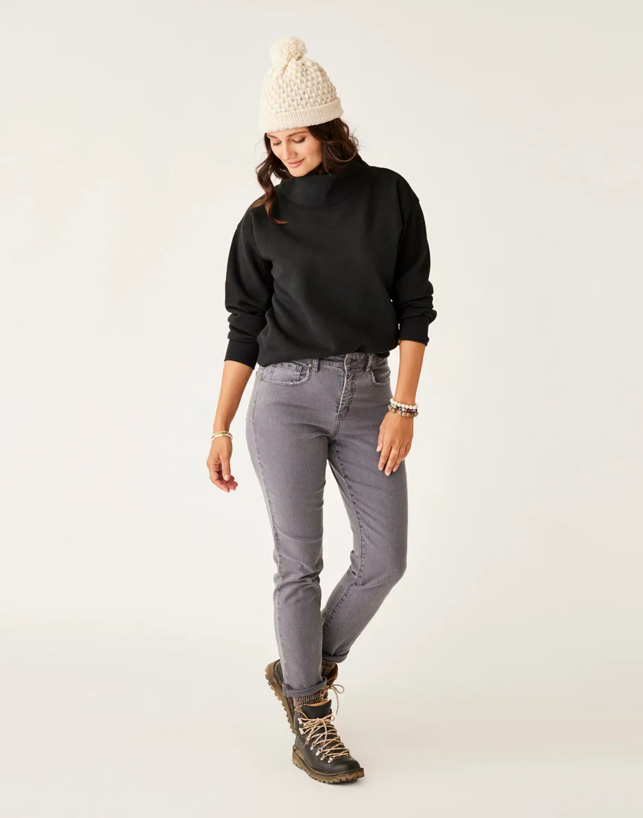 Lennox Fleece Top: Black sold by Carve Designs product image thumbnail 5
