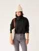 Lennox Fleece Top: Black sold by Carve Designs