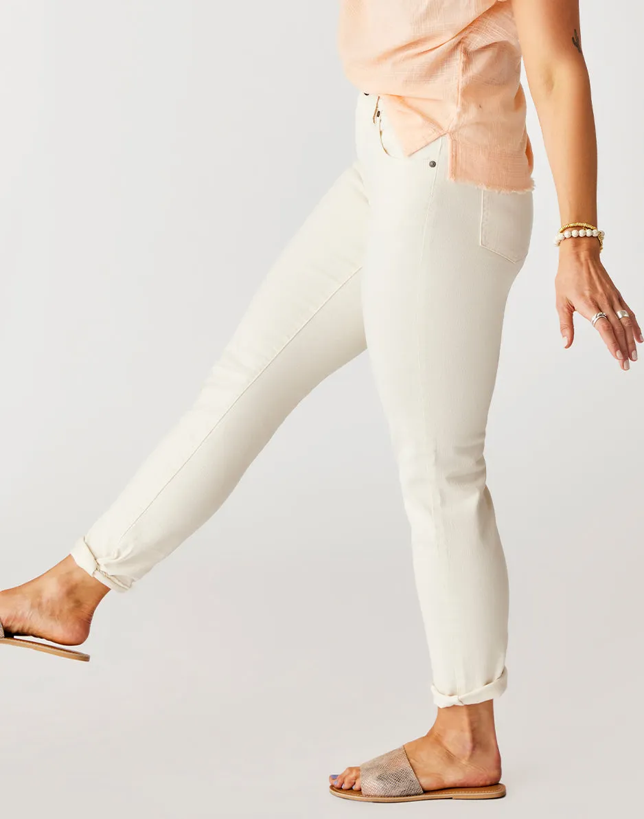 Carson Hi Rise Jean: Ecru sold by Carve Designs product image thumbnail 3