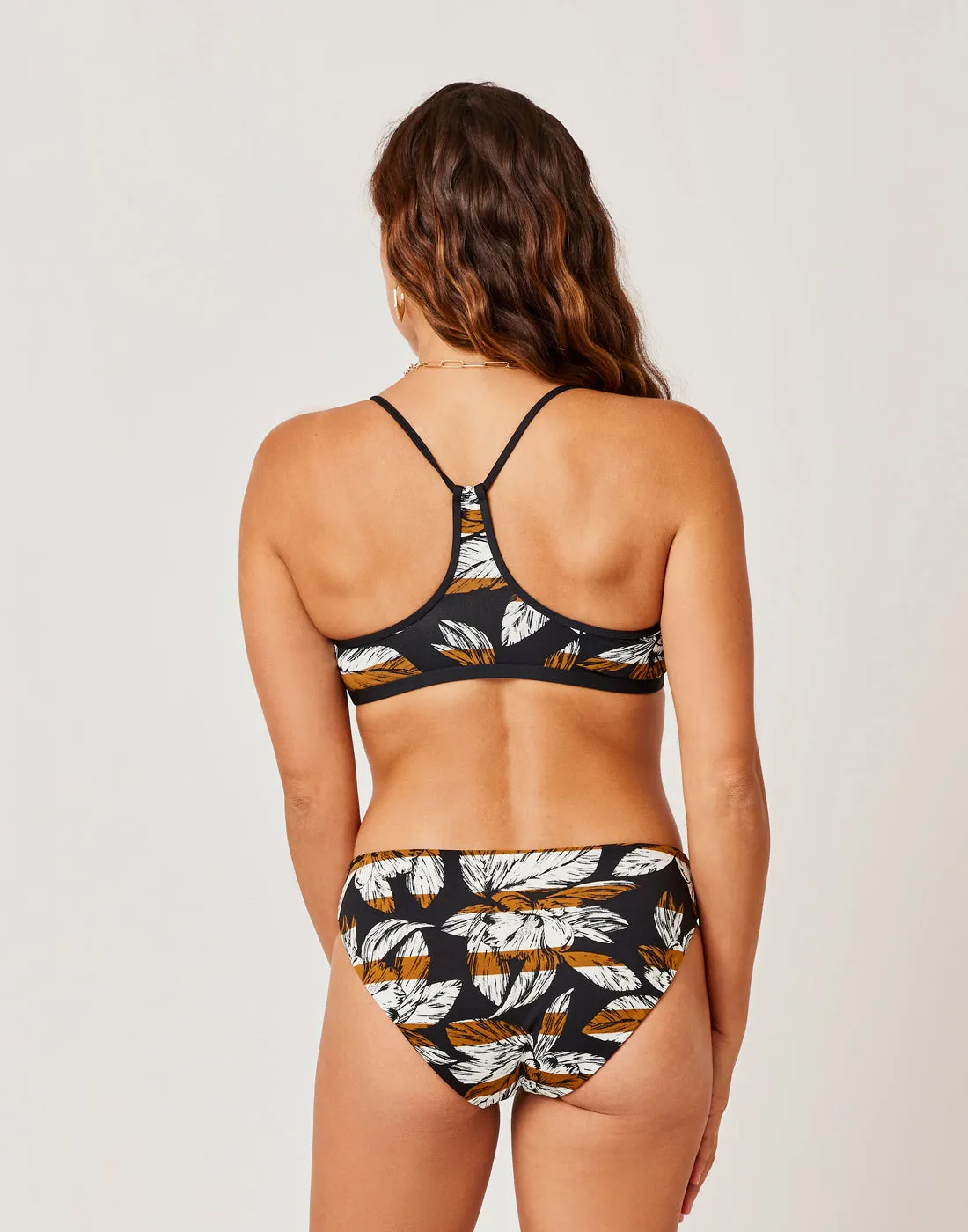 St. Barth Reversible Bottom: Flora/Black - FINAL SALE sold by Carve Designs product image thumbnail 5