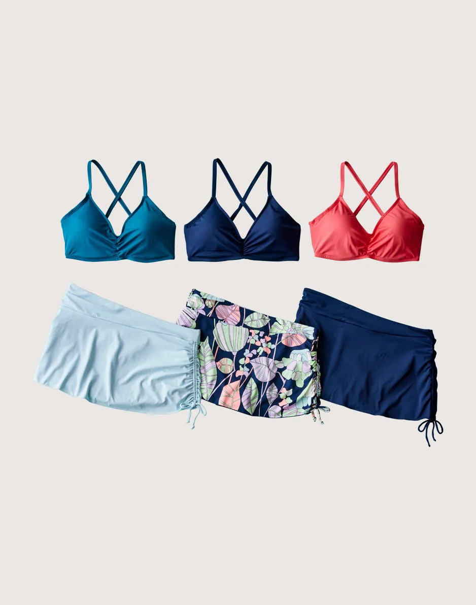 Hoku Swim Skirt: Ice sold by Carve Designs product image thumbnail 4