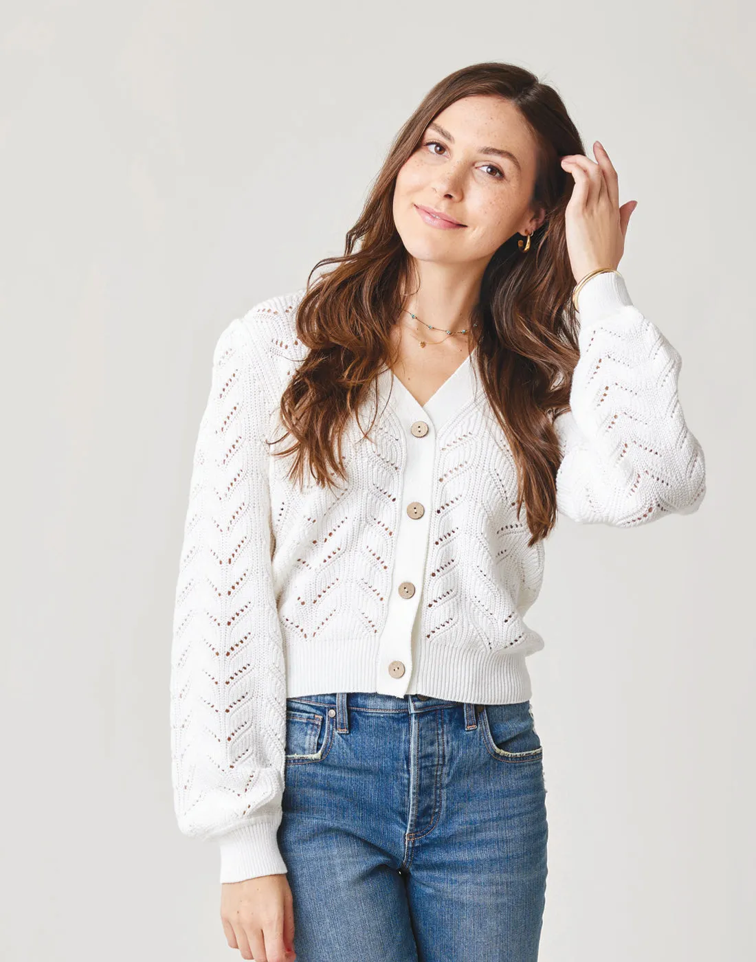 Tessa Cardigan: Cloud sold by Carve Designs product image thumbnail 2