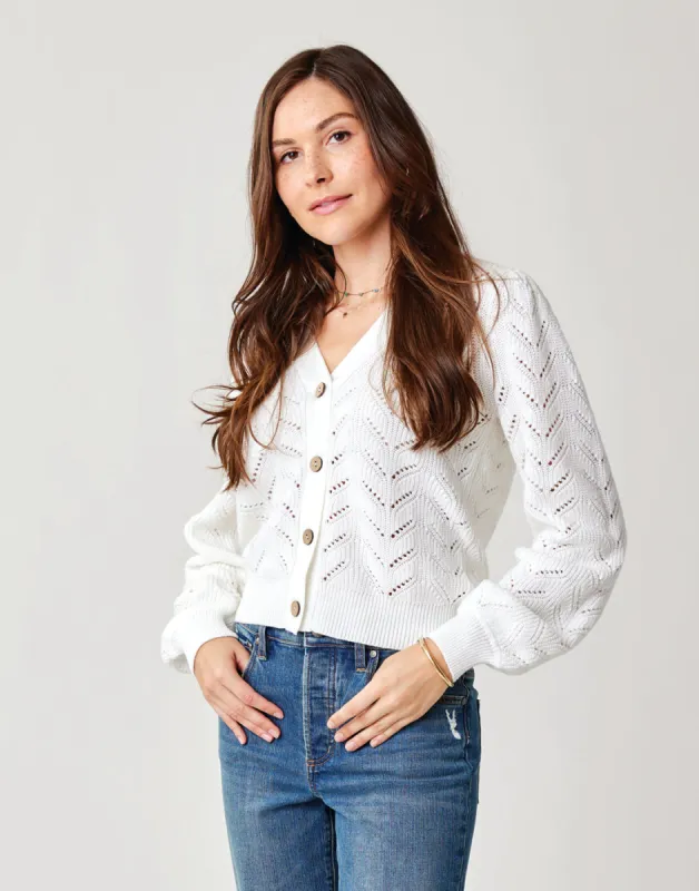 Tessa Cardigan: Cloud sold by Carve Designs