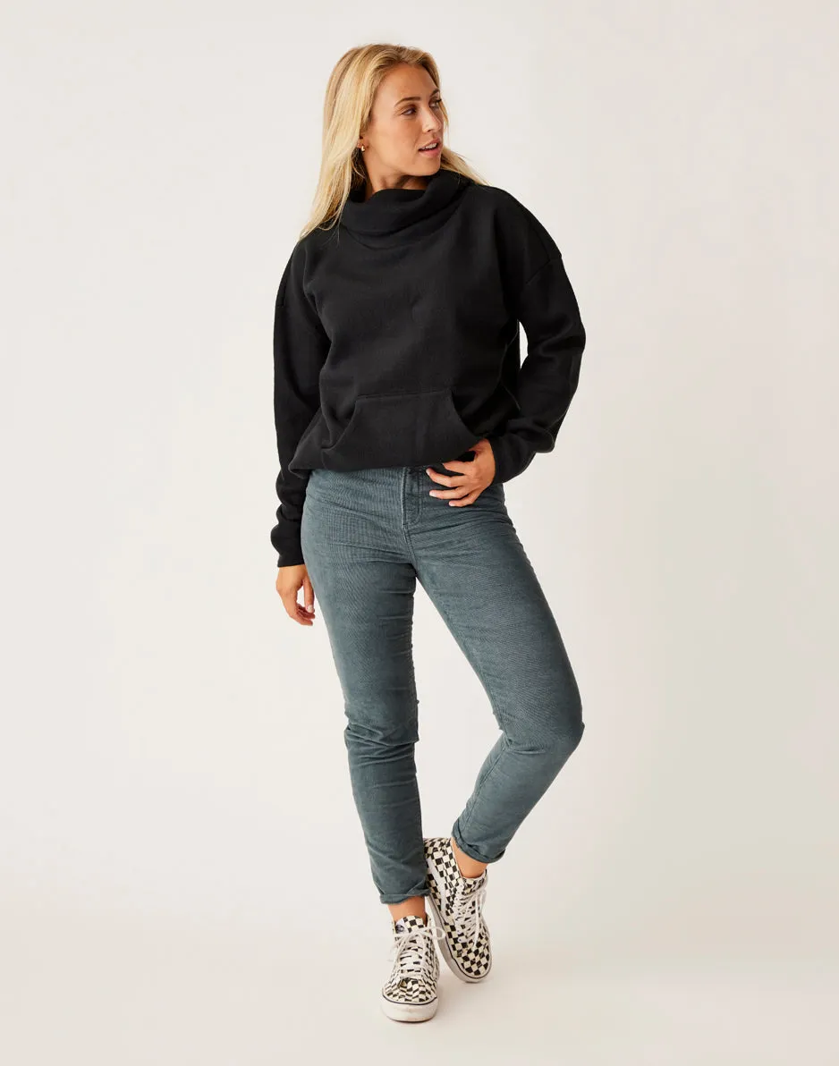 Rowayton Cowl Neck: Black sold by Carve Designs