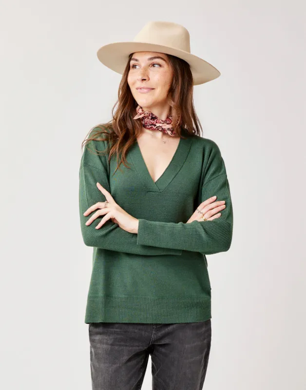 Aurora Sweater: Cilantro sold by Carve Designs