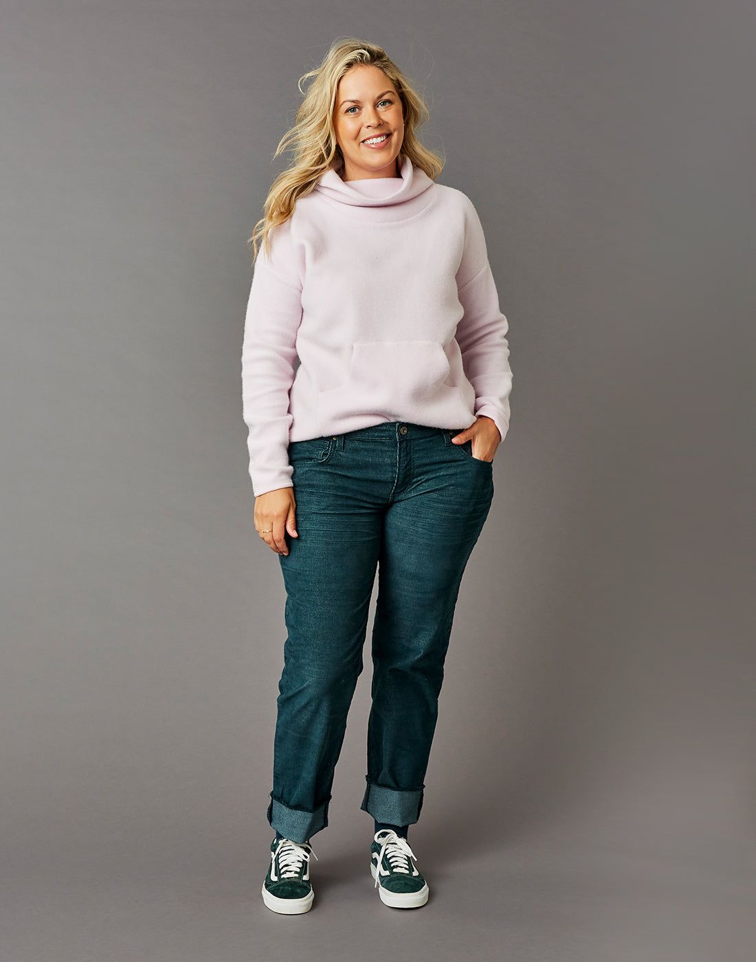 Rowayton Cowl Neck: Light Lilac - FINAL SALE sold by Carve Designs