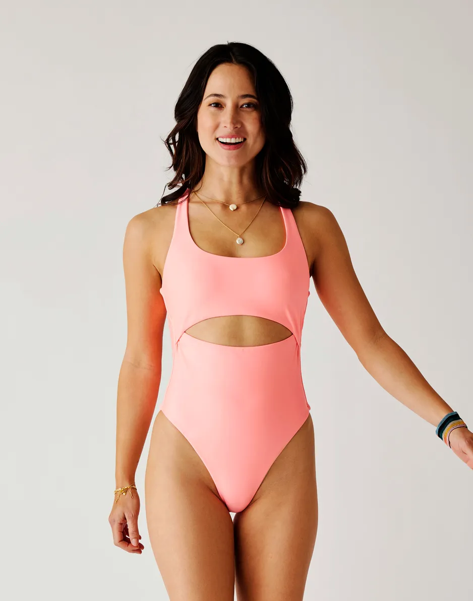 Sonny Compression One Piece: Electric Coral sold by Carve Designs product image thumbnail 5