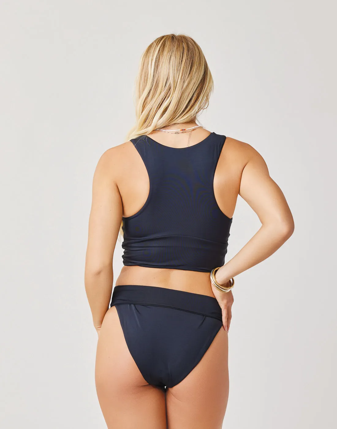 Lani Foldover Bottom: Black sold by Carve Designs product image thumbnail 3