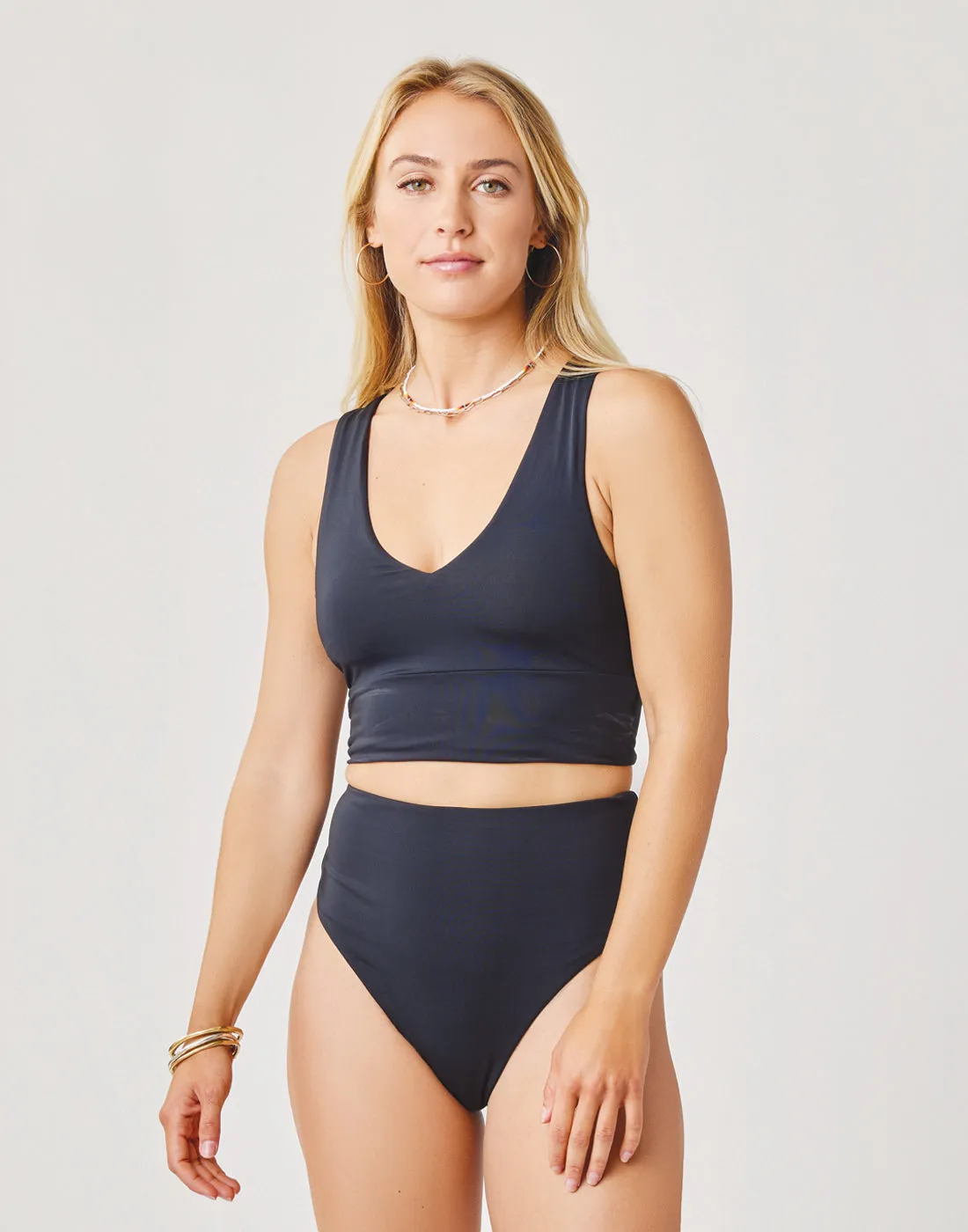 Lani Foldover Bottom: Black sold by Carve Designs