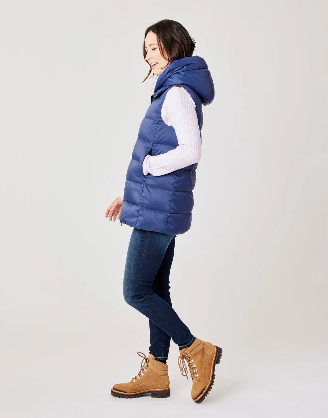 Davos Down Vest: Navy - FINAL SALE sold by Carve Designs product image thumbnail 4